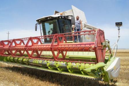 Уборка ячменя