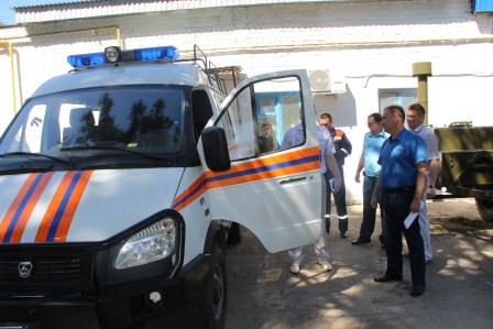 В Тбилисском районе появился новый аварийно-спасательный автомобиль