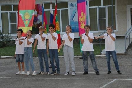 В Тбилисском районе проходит слет юнармейцев