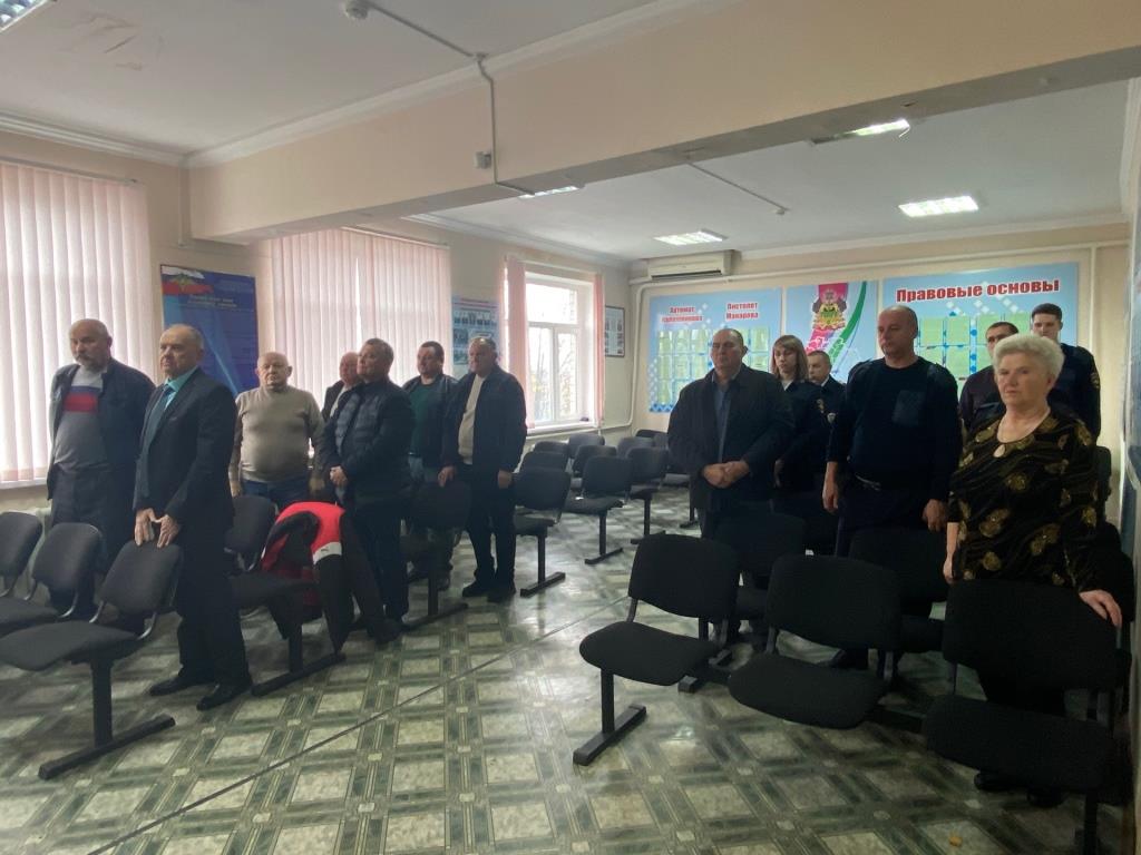 В Тбилисском районе чествовали участковых уполномоченных полиции