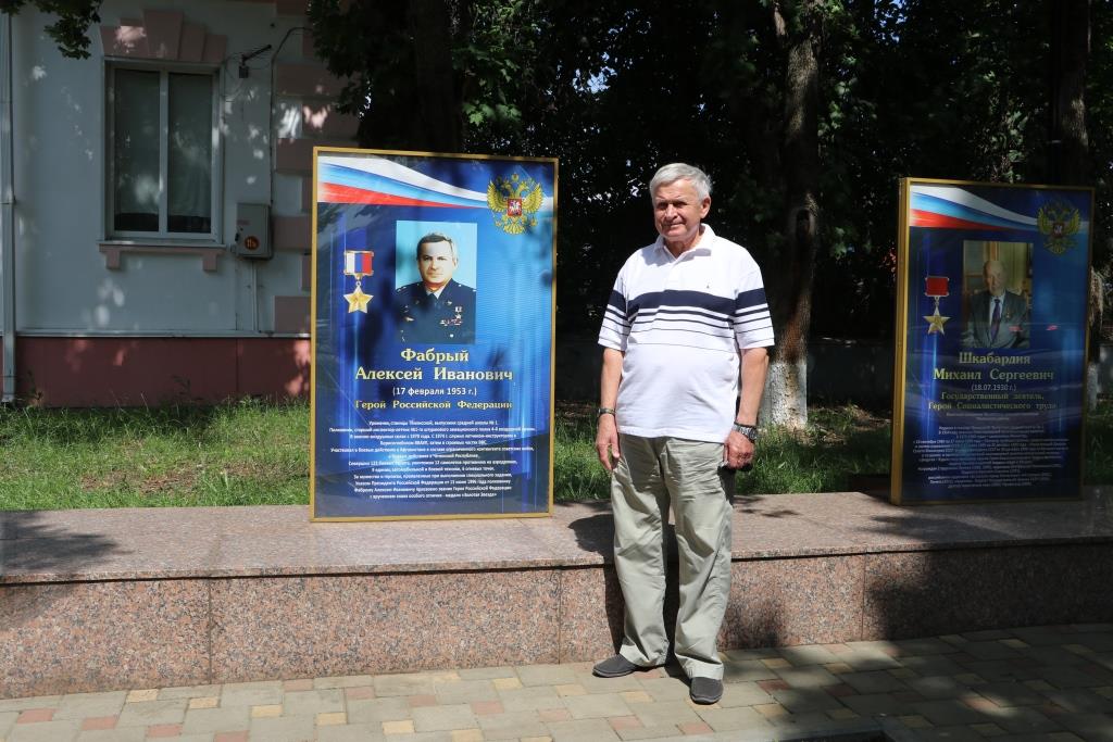 Станицу Тбилисскую, свою малую Родину, посетил Герой Российской Федерации Алексей Иванович Фабрый