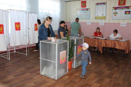 В Тбилисском районе закрылись избирательные участки