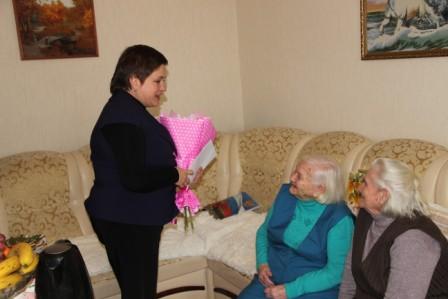 Жительница Тбилисского района отмечает вековой юбилей