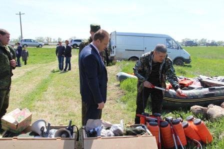 Командно-штабное учение прошло в Тбилисском районе