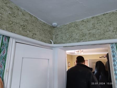 Установка автономных дымовых пожарных извещателей 