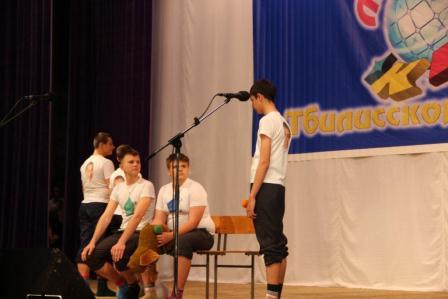 В Тбилисском районе прошел первый этап школьной Лиги КВН