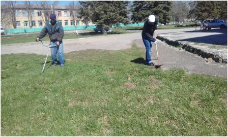 В Тбилисском районе продолжаются субботники
