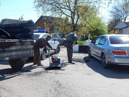 Начат ямочный ремонт улицы Первомайской