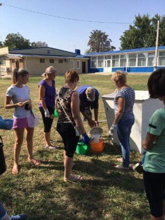 В Тбилисской провели субботник