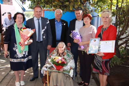 Ветерану ВОв из Тбилисской исполнилось 95 лет