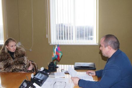 Глава Тбилисского района Виктор Красноруцкий провел прием граждан