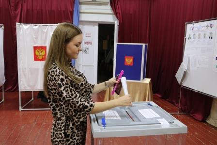 Молодежь района активно участвует в голосовании