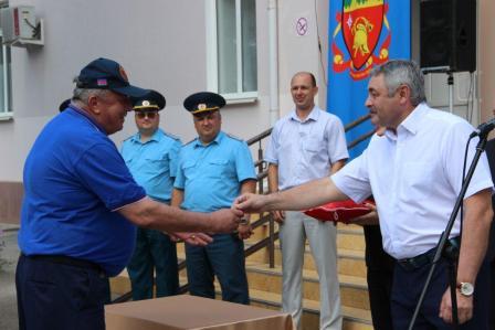 Тбилисскому району подарили пожарную машину