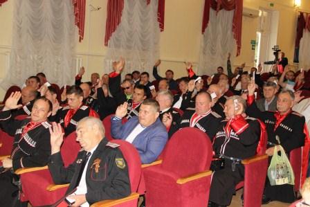 В Тбилисском районе избрали атаманов Тбилисского хуторского и районного казачьих обществ