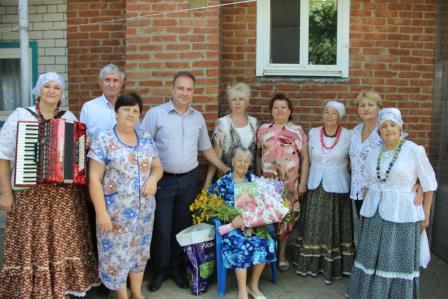 Жительница Тбилисского района празднует 95-летие