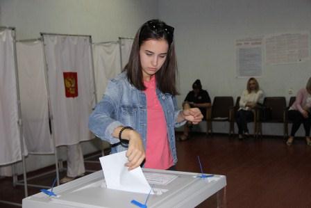 В Тбилисском районе проходит единый День голосования