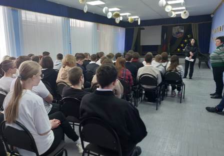 Старшеклассникам рассказывают о последствиях употребления наркотических средств