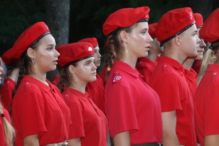 В Тбилисском районе проходит слет юнармейцев