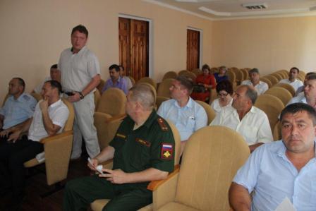 В Тбилисском районе провели совещание по мобилизационной подготовке
