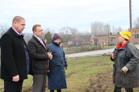 Евгений Ильин посетил с рабочей поездкой хутор Северин