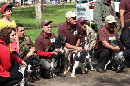 В Тбилисском районе прошла краевая выставка охотничьих собак