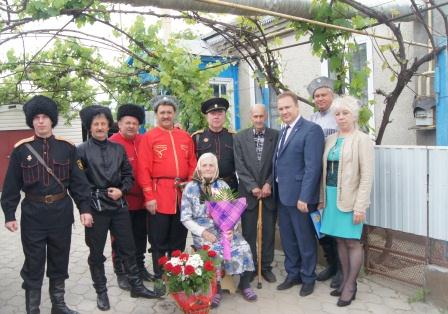 Жительница Тбилисской отметила 90-летний юбилей