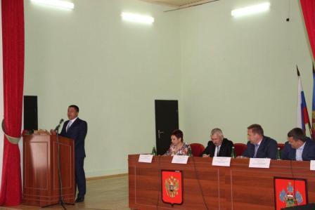 Инаугурация главы Ванновского сельского поселения прошла в Тбилисском районе