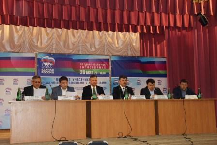 В Тбилисской прошла встреча участников предварительного голосования с избирателями