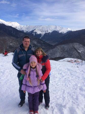 Семья из Тбилисского района приняла участие в краевых соревнованиях «День снега»