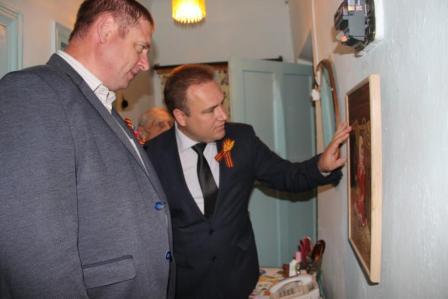 Ветеран ВОв Александр Иванович Милицин из Тбилисской пишет картины