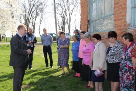 Евгений Ильин встретился с жителями Еремина и Геймановской