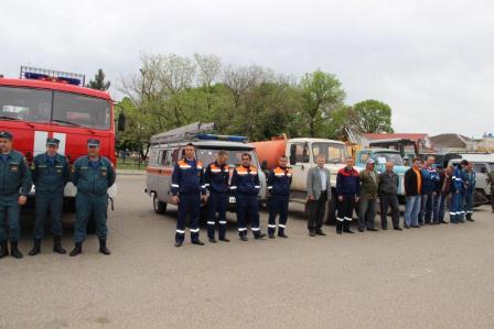 В Тбилисском районе командно-штабное учение проходило 4 дня