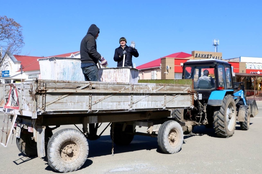 В Тбилисском районе прошёл субботник!
