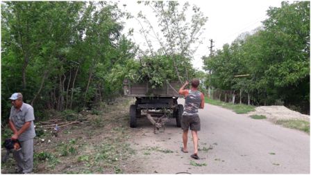 В станице Ловлинской прошел субботник