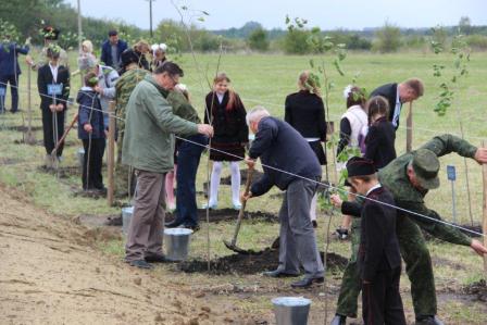 В Тбилисском районе заложили аллею в память о казаках Андрея Гречишкина