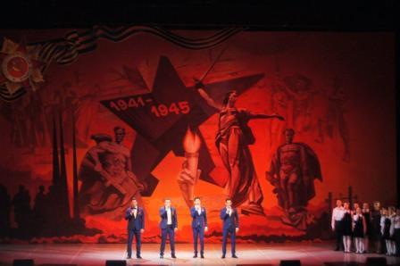 Ветераны Тбилисского района посетили торжественное мероприятие, посвященное 72-й годовщине Победы в Великой Отечественной войне