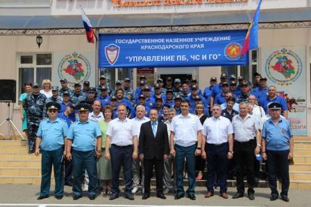 Тбилисскому району подарили пожарную машину