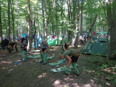 Тбилисцы заняли второе место в краевой военно-спортивной игре «Зарница»