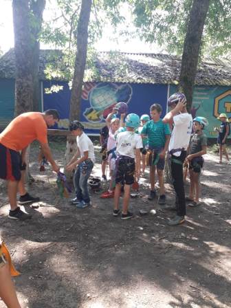 Посещение веревочного парка